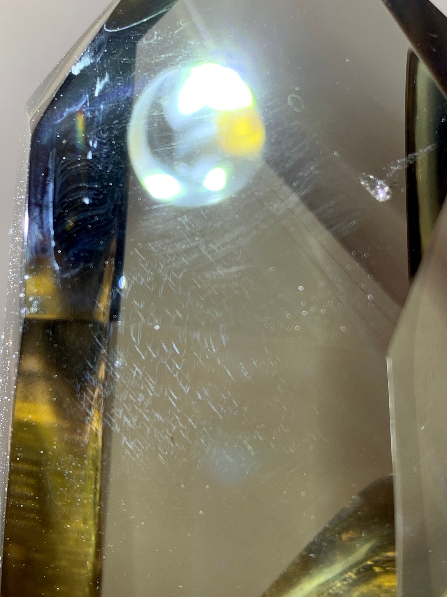Rare Smoky Quartz Double Point Formation with Phantom & Blue Needle Inclusions from Brazil | Collector’s Specimen