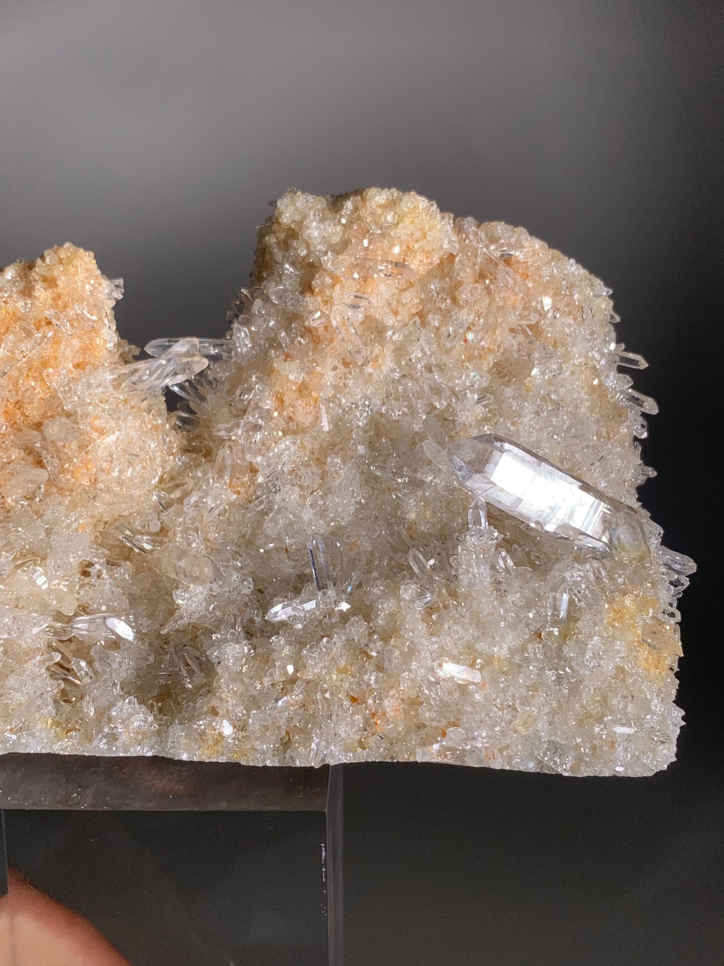 Golden Nirvana Quartz Cluster from the Himalayas – Rare Collector’s Crystal