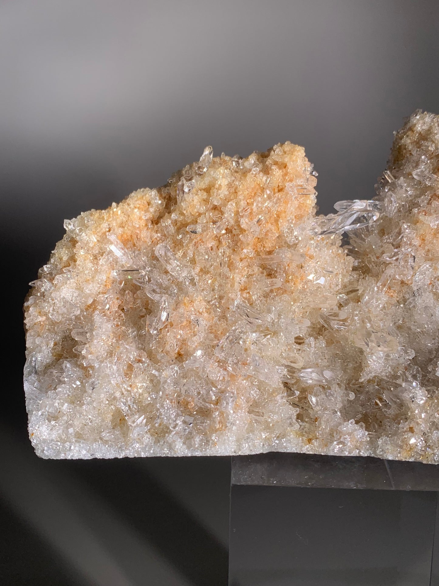 Golden Nirvana Quartz Cluster from the Himalayas – Rare Collector’s Crystal