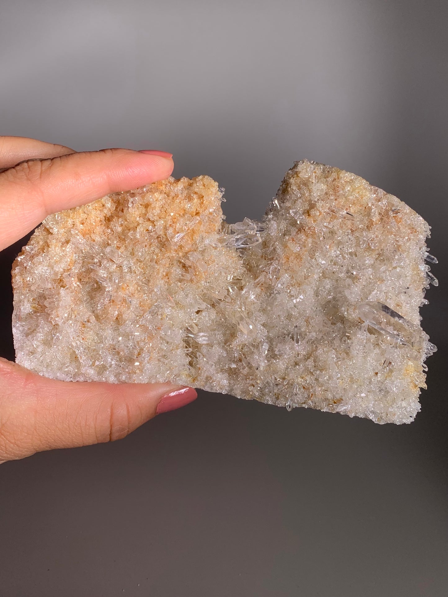 Golden Nirvana Quartz Cluster from the Himalayas – Rare Collector’s Crystal