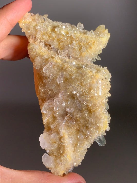 Golden Nirvana Quartz Cluster from the Himalayas – Rare Collector’s Crystal
