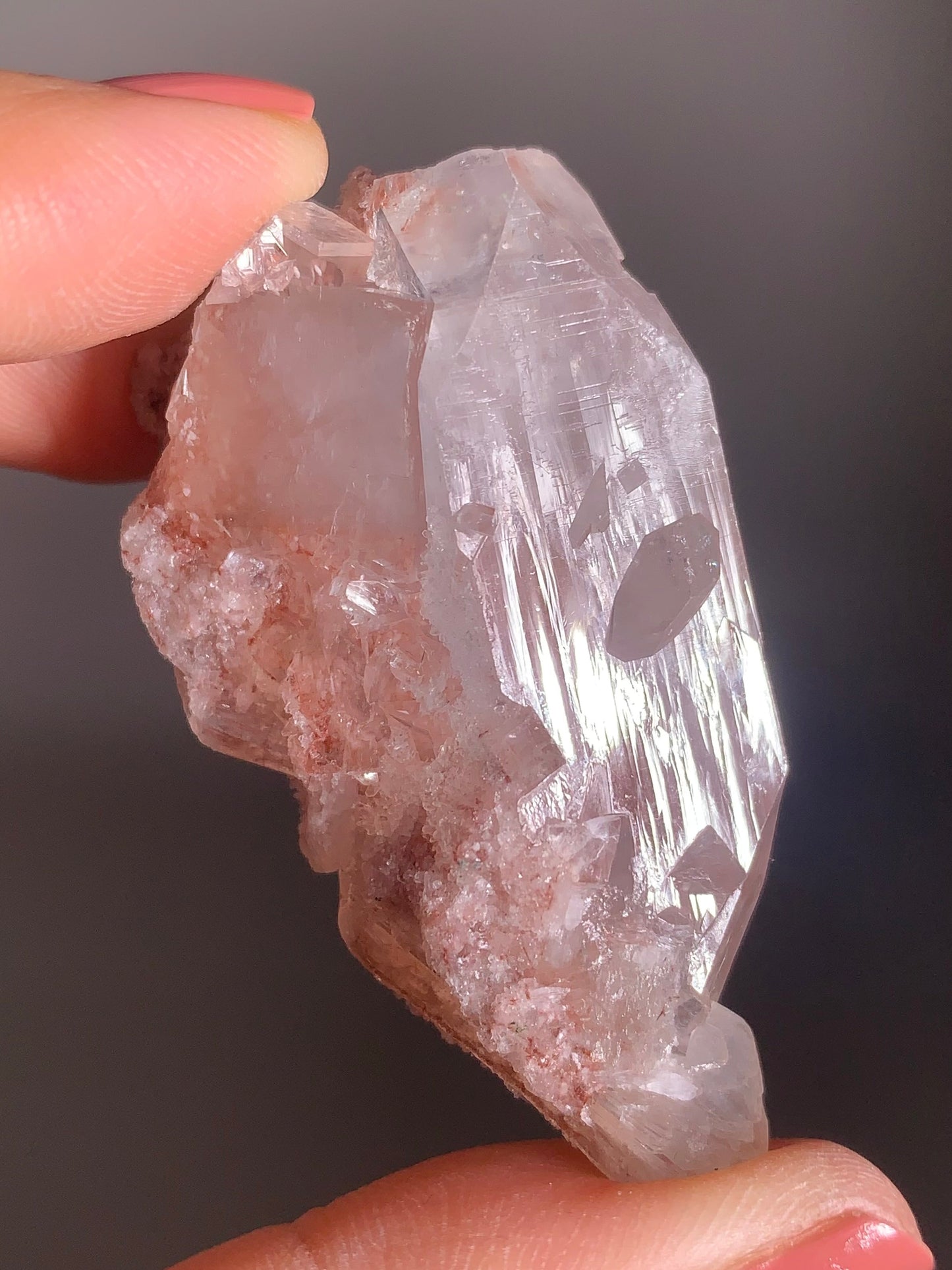 Rare Pink Apophyllite Specimen from the Himalayas – Collector’s Crystal