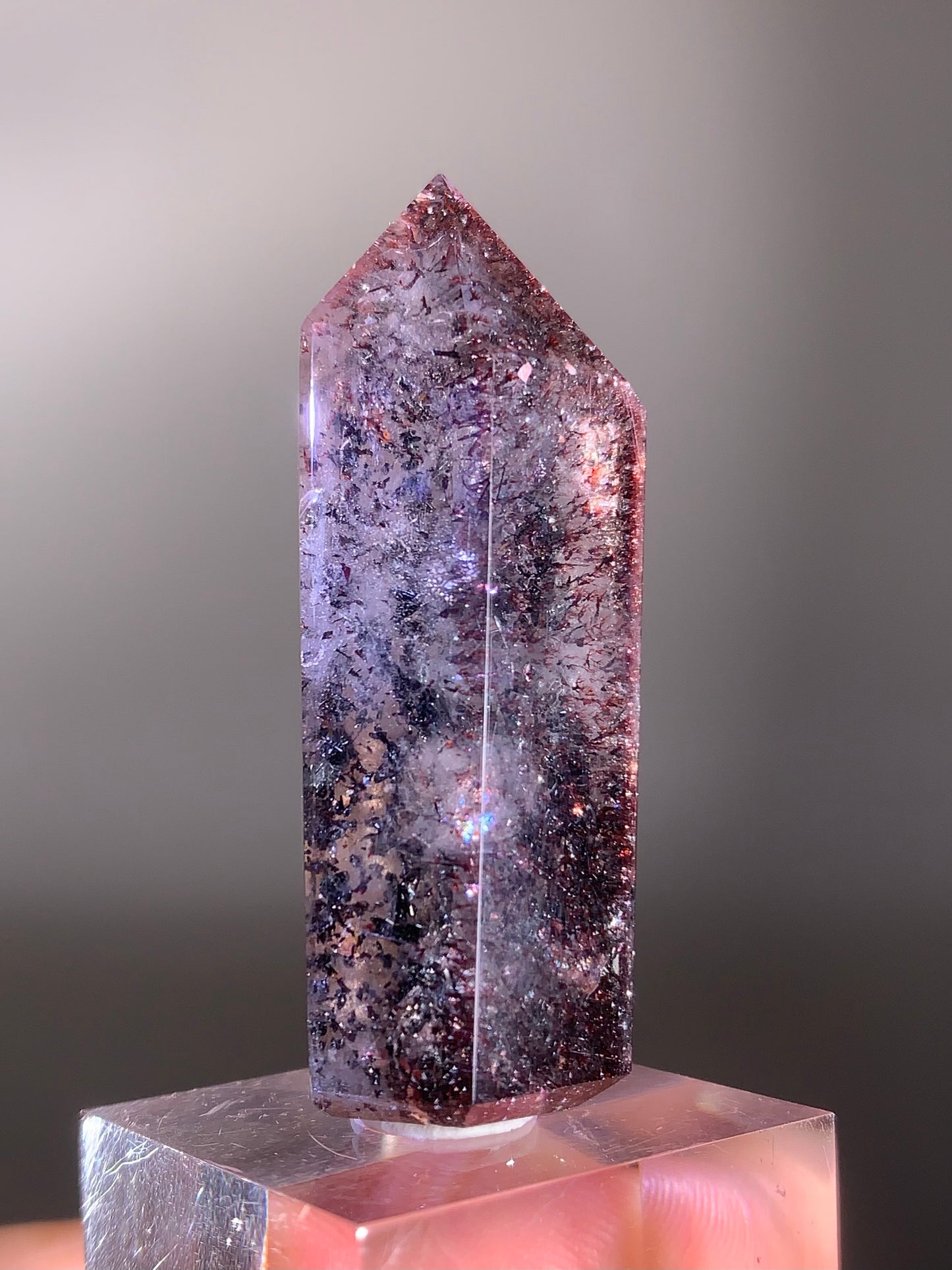 Extremely Rare Top-Grade Super Seven Polished Tower from Madagascar – Collector’s Crystal