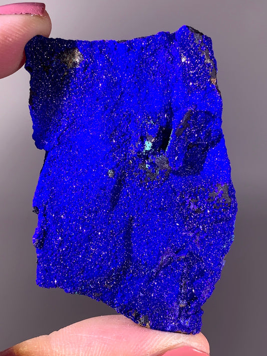 High-Quality Sparkling Azurite Mineral Specimen | Morocco Collector Crystal