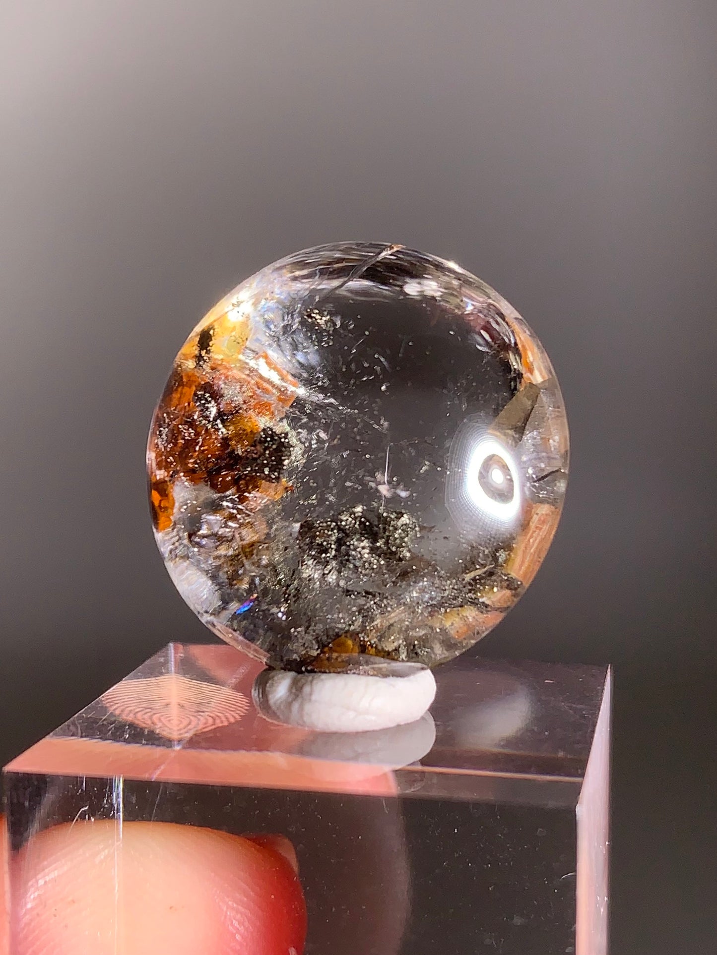 Pyrite in Quartz – Rare Collector’s Crystal from Brazil