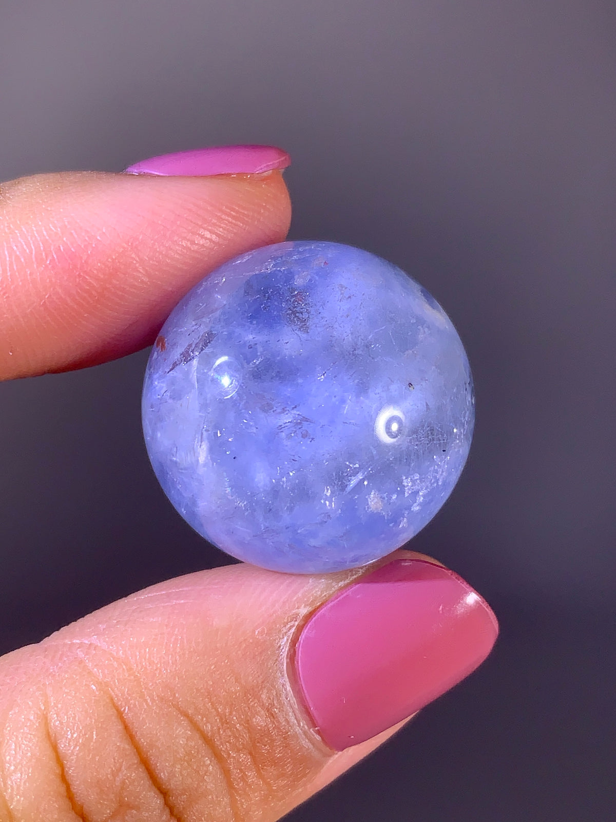 Rare Collector's Piece Dumortierite Sphere | Brazil