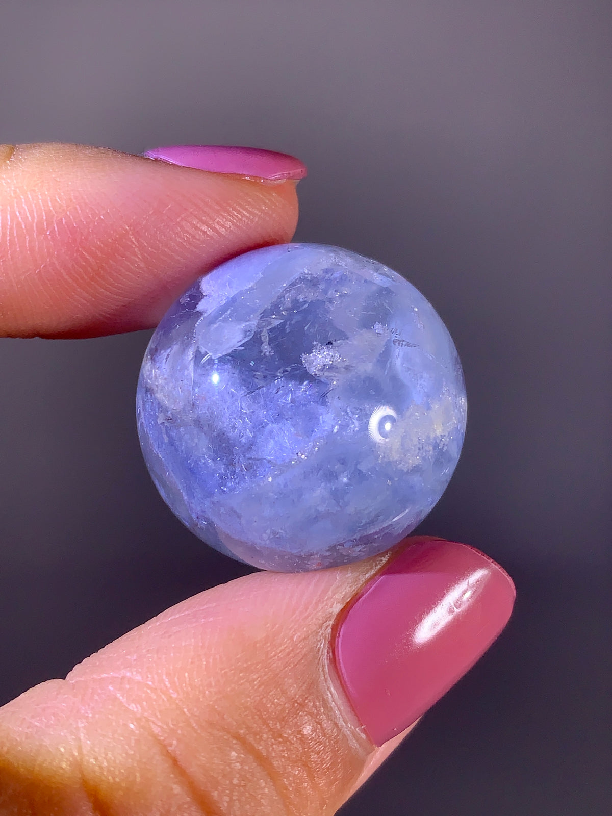 Rare Collector's Piece Dumortierite Sphere | Brazil