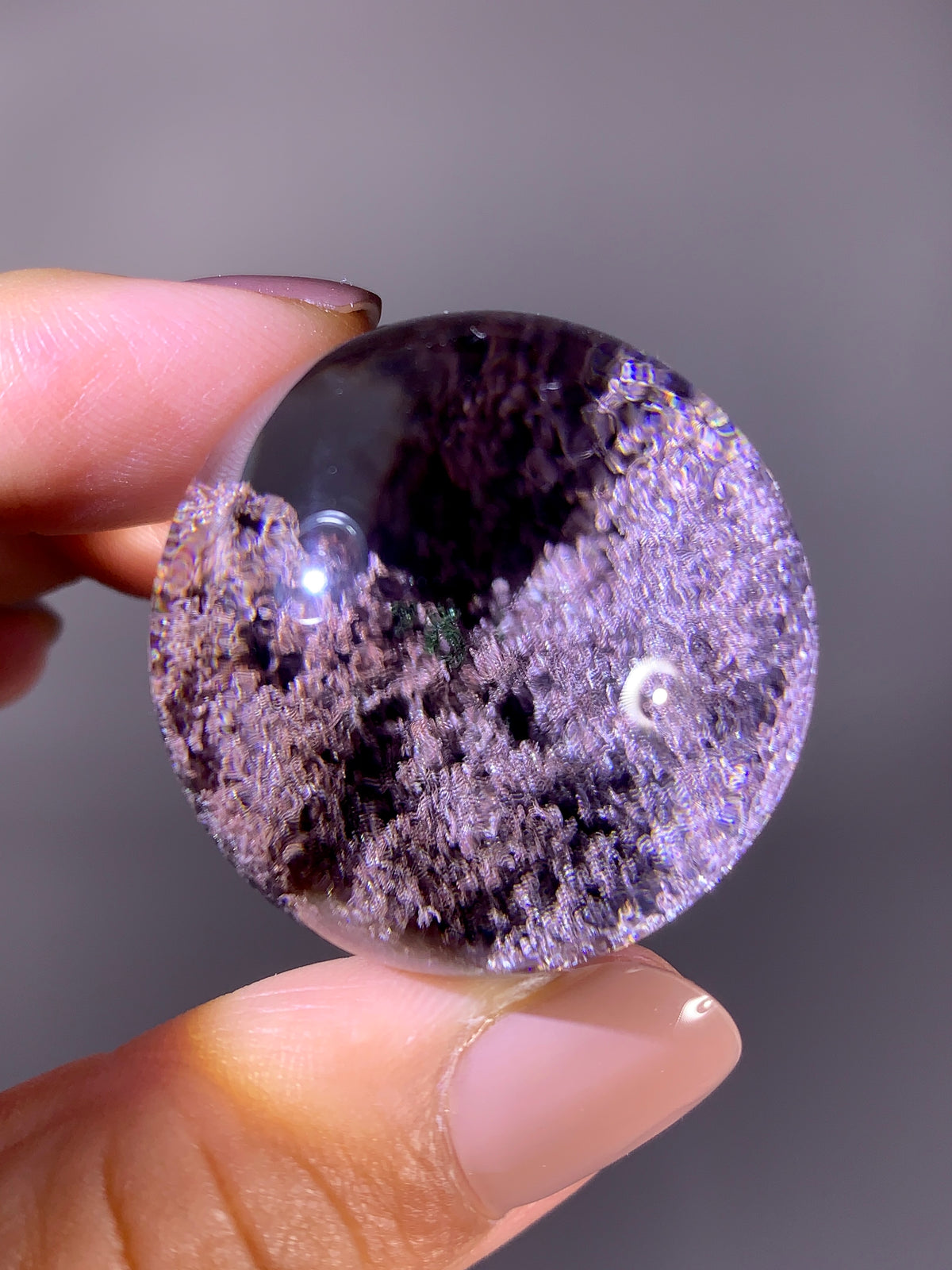 Collector’s Grade Sparkling Pink Garden Quartz Sphere | Brazil