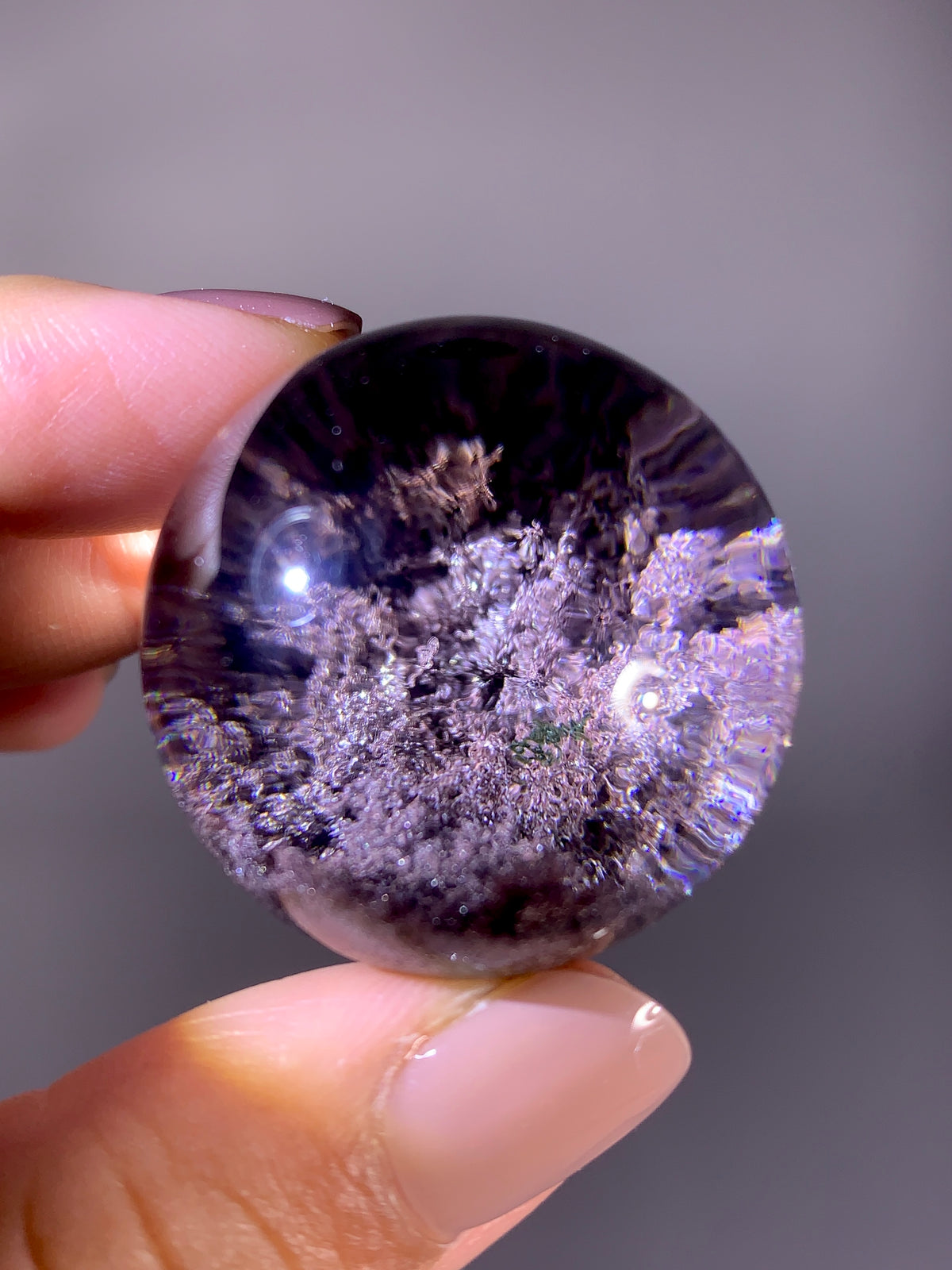 Collector’s Grade Sparkling Pink Garden Quartz Sphere | Brazil