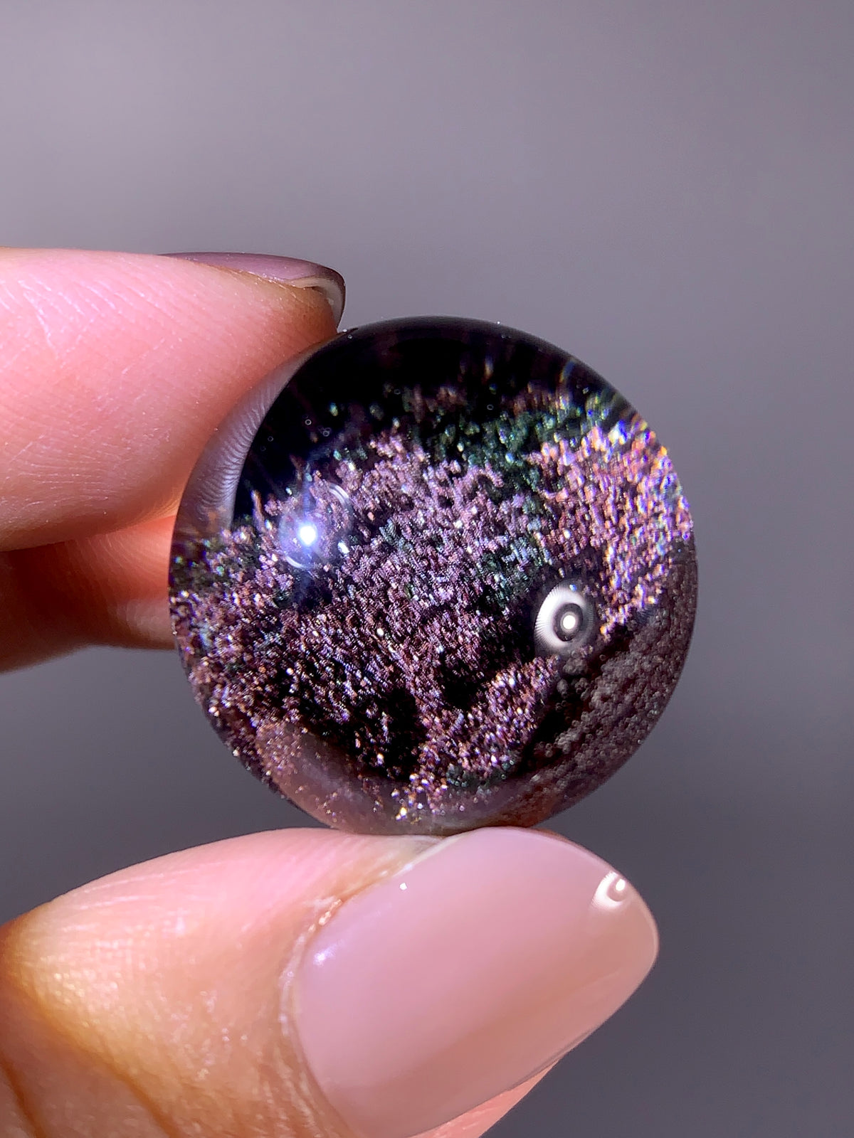 Collector’s Grade Sparkling Pink & Green Garden Quartz Sphere | Brazil