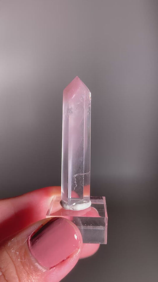 Rare Pink Lithium Tower from Brazil